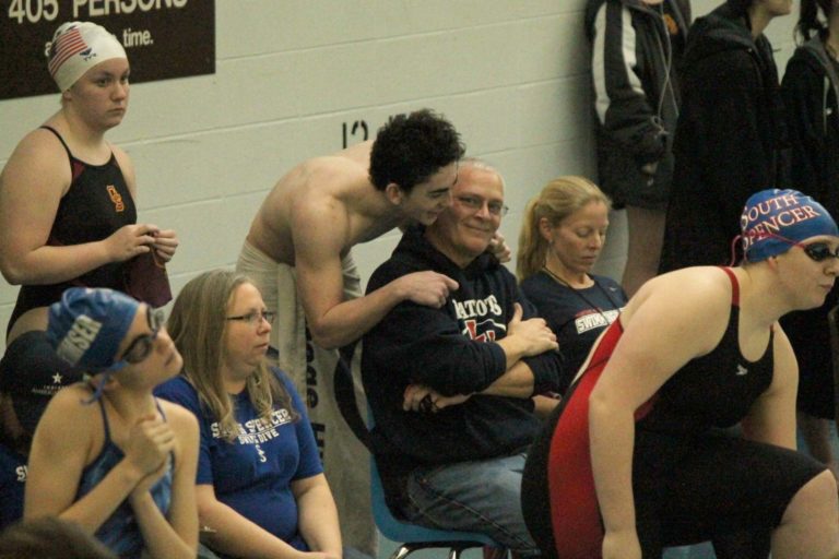 Heritage Hills Boys Swimmers PAC Champions
