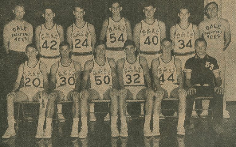 Dale News Nov. 11, 1965: Dale Golden Aces Will Launch Basketball Season Tonight By Invading The Stronghold of Hollands Towering Dutchmen