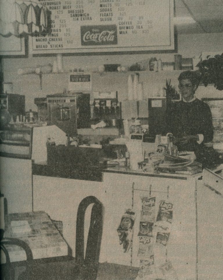 Dale News Nov. 21, 1986: Tiny’s Soda Shop Now Jenk’s Pizza, Moves Locations.