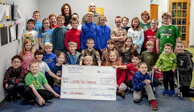 Nancy Hanks 4th Grade Raises $2,000 for Cerebral Palsy
