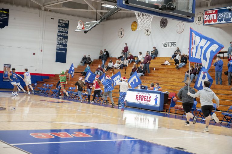 South Spencer vs Gibson Souther Boys Basketball and Dance Team Photo Gallery