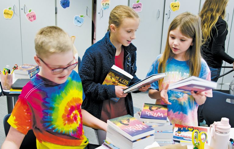 Book Blast yields barrels of books for Lincoln Trail students