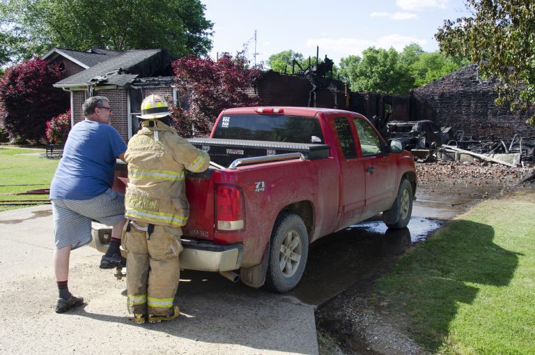 Grandview Fire Department responds to house fire