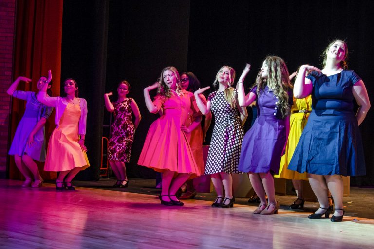 Photo Gallery: “The Pajama Game” at HHHS