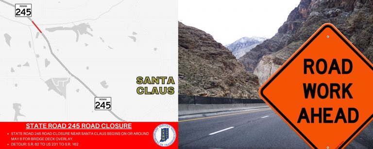 Road Closure planned for State Road 245