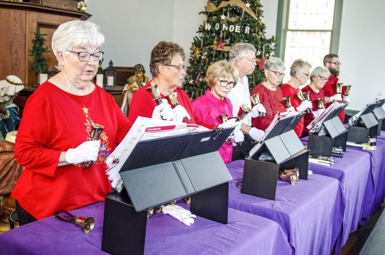 Trinity United Methodist Church Bell Choir helps ring in the New Year