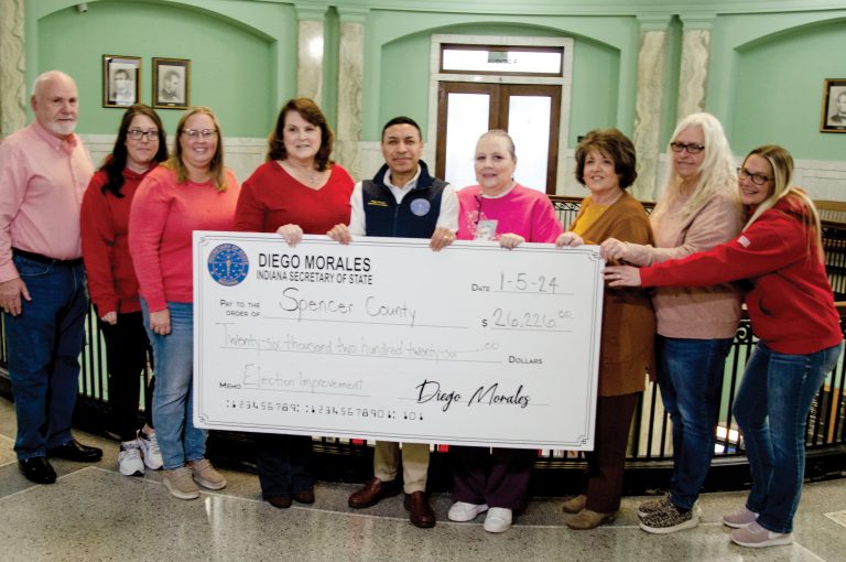 Secretary of State presents grant to bolster County Election Infrastructure