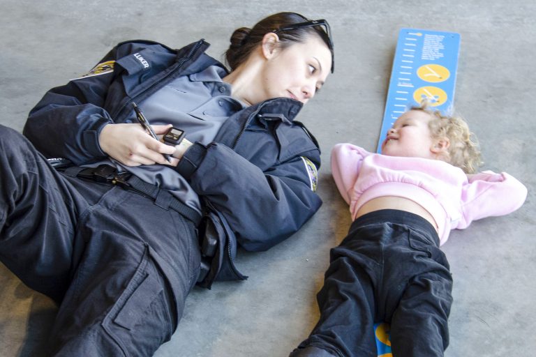 Emergency responders take point on car seat safety