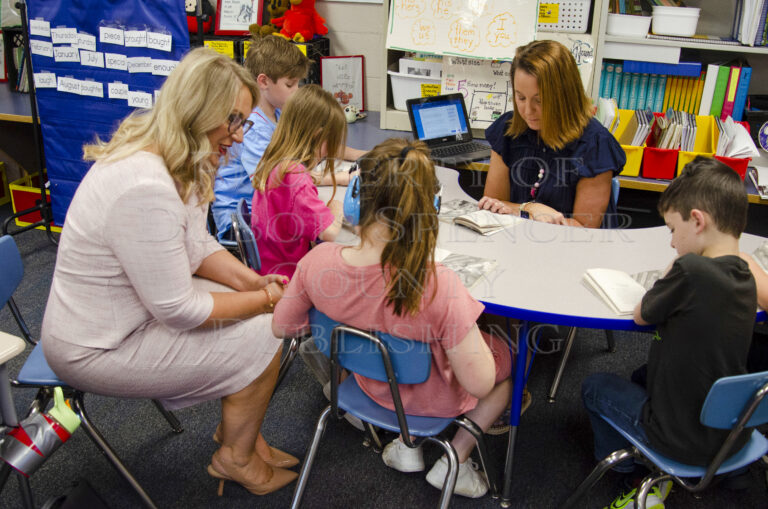Secretary of Education Katie Jenner salutes literacy improvements at South Spencer in local visit