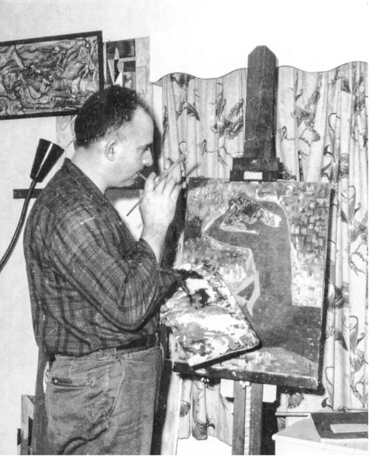 Eugene Stephens: Painter, sculptor, book-binder, writer and factory man