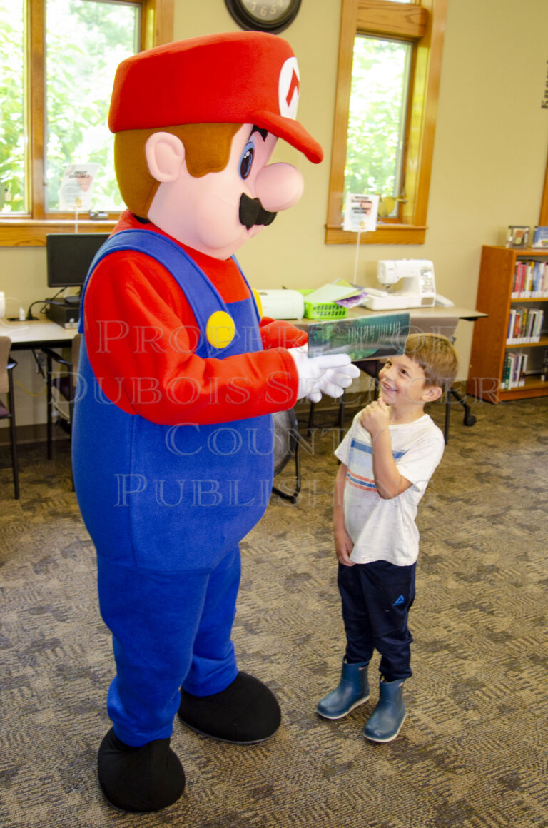Mario and Sonic hit the books at Lincoln Heritage Public Library