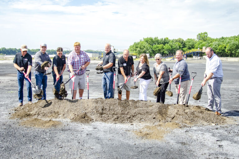 Superior Ag and county officials break ground on new fertilizer terminal