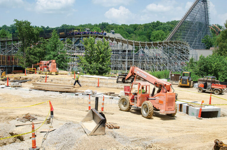 Midwest’s first and only Water Roller Coaster Rising from the Raging Rapids